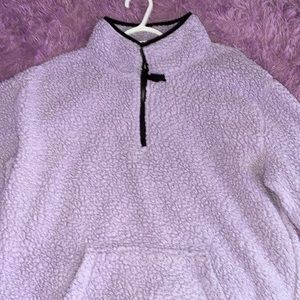 Purple fleece hoodie 💜